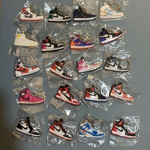 $27 for 20 sneaker key chains